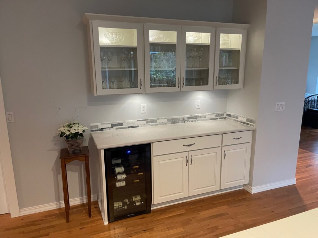 Refaced kitchen in solid wood